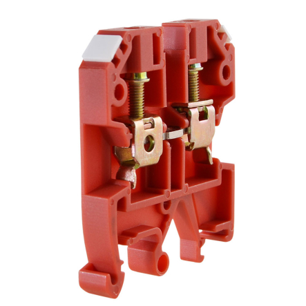 Клеммник винтовой JXB-4х35 красный, АСКО-УКРЕМ, A0130010034
