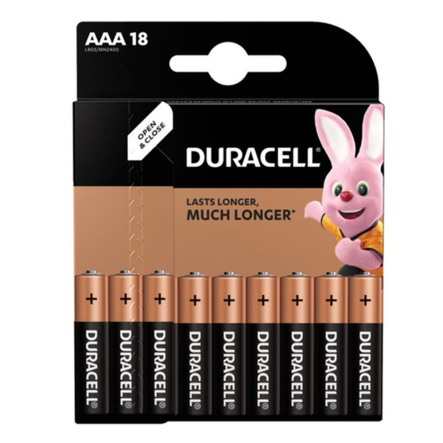 Батарейка Duracell Basic ААА LR3 1.5V Цена за блистер за 18шт!!! 5005966 - 1