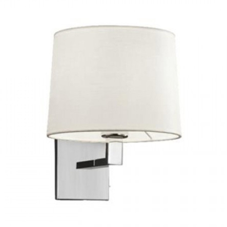 Бра VIOKEF Reichel, 1xE27x60W, 20х25х28 см, никель/белый, 4101700 - 1