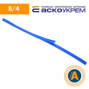 Трубка термоусаживаемая (ТУТ), АСКО-УКРЕМ, d - 8/4 мм., синяя, A0150040334