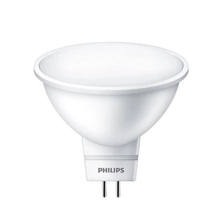Лампа светодиодная Philips, 3 Вт, 6500K, GU5.3 220 В, MR16 - 1