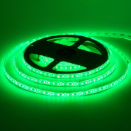 Світлодіодна стрічка зелена 12V smd2835 120led/м 9,6W/м IP65 MTK 1012084