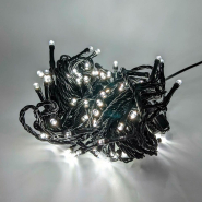 Гирлянда LED VELMAX V-SSL линейная 10 м, 100 LED, 7500К, IP65, кабель черный, 21-54-26