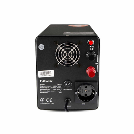 ИБП  PSN-500  Gemix чистая синусоида_03