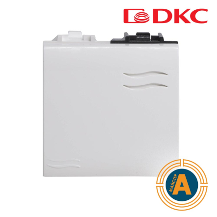 Выключатель однополюсный 10А, 2 модуль, Brava, ДКС, 76002B - 1