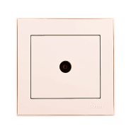 Розетка Lezard RAIN ТВ прохідна, крем, 703-0388-129