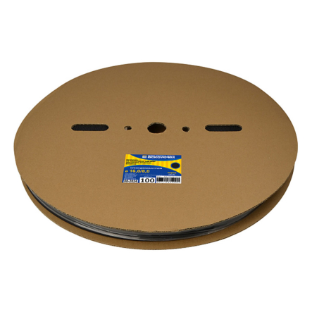 Трубка термоусаджувальна АСКО-УКРЕМ 16,0/8,0 чорна (рулон 100м), A0150040708 - 1