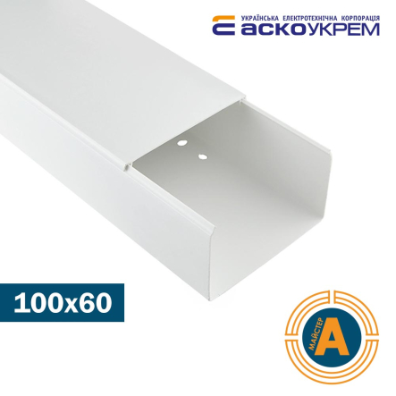 Канал кабельный 100х60/2м, STEP, АСКО-УКРЕМ, A0070050047 - 1