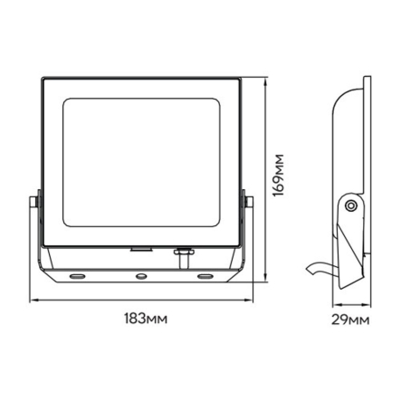 Прожектор светодиодный Feron LL-1050ARD 50W 6500K IP65