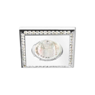 Светильник точечный Feron DL102-W, MR16, GU5.3, 50W, прозрачный/белый