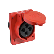 Гнездо врезное АСКО-УКРЕМ, A0080030002, ГВ 16А/4, 3Р+РЕ