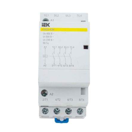 Контактор модульний КМ20-40М, AC, IEK - 1