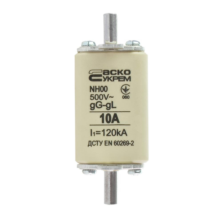 Предохранитель АСКО-УКРЕМ NH 00 10A gG, A0050010007 - 1