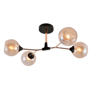 Люстра VALESO V XA1427B/4 BK+FGD