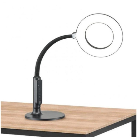 Настольная лампа Laguna Lighting LED 16W 3000К-6000К таймер USB черная - 1