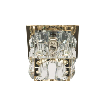 Светильник точечный Feron JD183, G9, 35W, прозрачный/золото - 1