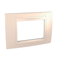 Рамка тримісна, крем, Schneider Electric Uniсa Allegro MGU4.103.59