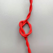 Шнур ретро косичка SKARLAT PRO-02-8, 2*0,6, красный