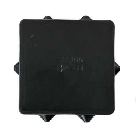 Коробка распределительная наружная КОВА-ЕЛЕКТРО Р7, без клемм 90х90х50мм, черная, ФР-00001837