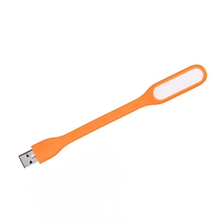 Ліхтарик гнучкий LED USB, Orange OEM - 1