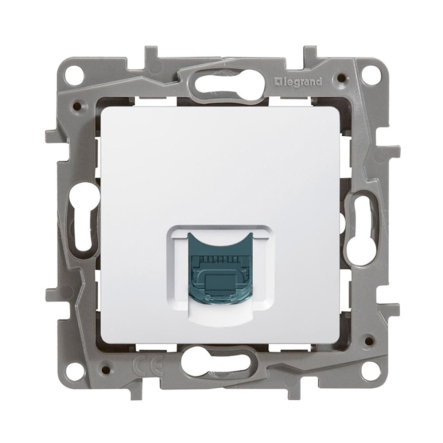 Розетка RJ 45 кат5 UTP Legrand Etika, 672241, белая - 1