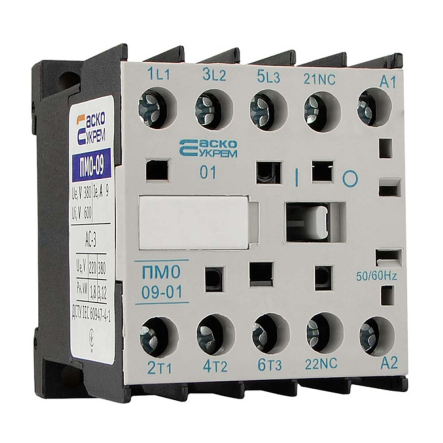 Магнитный пускатель АСКО-УКРЕМ ПМ 0-09-01 F7 110В (LC1-K0901), A0040010154 - 1