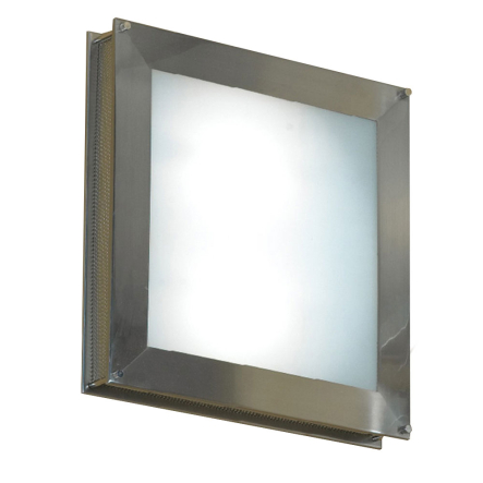 Настінний світильник LUSSOLE PAOLA 3x40W, E14, 40х40х8 см, матовий нікель - 1