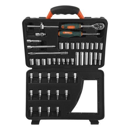 Набір глибоких головок 5-13мм та біт, 47 предметів STRUM 1045-20-S47 - 1