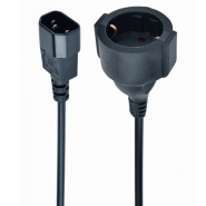 Кабель-переходник CABLEXPERT PC-SFC14M-01 (C14 Male - Schuko Female)