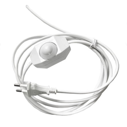 Шнур для бра с диммером LEDium 2м, белый, С17559 - 1