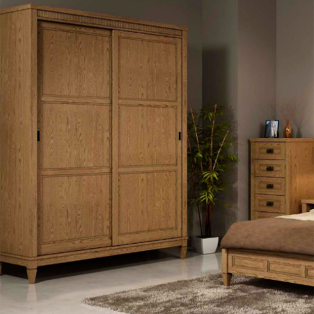 Шкаф-купе Мебус Бавария 2Д 1600х660х2300 мм, дуб, ваниль/лофт - 1