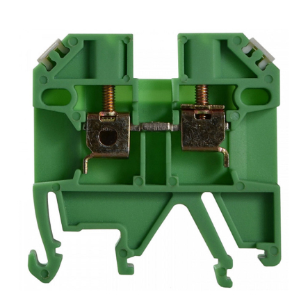 Клеммник винтовой JXB-2,5х35 зелёный, АСКО-УКРЕМ, A0130010010