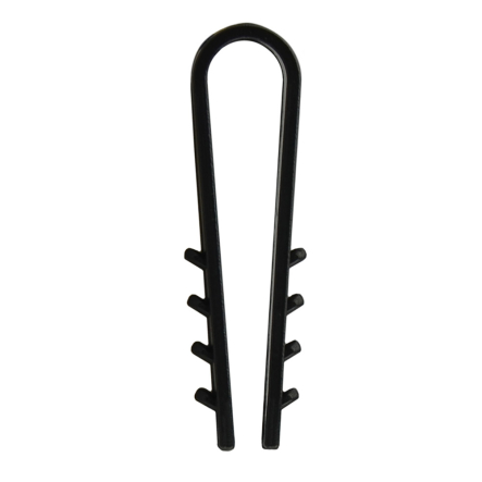 Дюбель-хомут АСКО-УКРЕМ круглый 8мм, чёрный (уп.100шт)