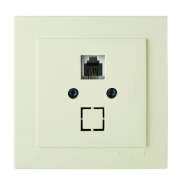 Розетка Nilson Touran телефонная евростандарт крем, 24121040