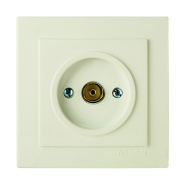 Розетка Nilson Touran телевізійна кінцева крем, 24121029