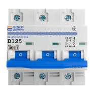 Автоматический выключатель АСКО-УКРЕМ ВА-2003-3/125A, 3р, D 125 А, вводный, A0010030010
