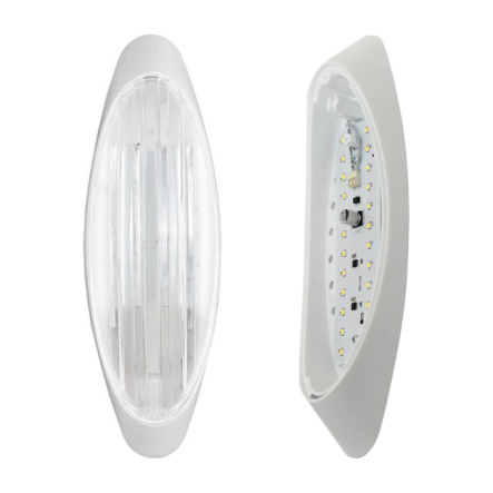 Світильник настінний ERKA 1205 LED, 12W, 4200K, IP20, прозорий, 170911 - 1