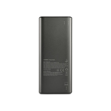 Павербанк (УМБ) VIDEX VPB-323 PD100W, 20000mAh, Black - 5