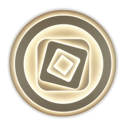 Світильник VIOLUX Smart KOLIZEY, 130W, 3000-6000К, 8600Lm, 500 мм, коло, білий, 220445 - 1