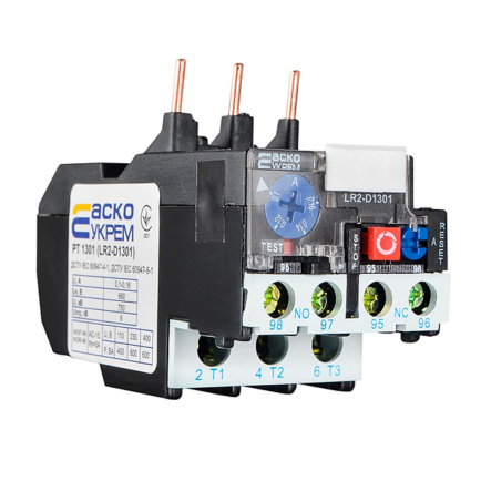 Реле теплове АСКО-УКРЕМ РТ-1301 (0,1..0,16А) до ПМ 1-09, 12, 18, 2-25, А0040060001 - 1