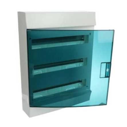 Щит распределительный ABB MISTRAL, 1SPE007717F1021, 54 модуля, настенный IP41, клеммник (прозрачная дверца)