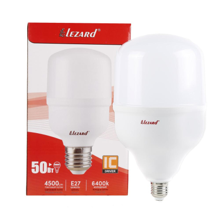 Лампа светодиодная Lezard 50 Вт, 6400K, E27, 220 В, Т140 - 1