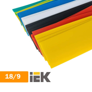 Трубка термоусадочная ТТУ 18/9 белая IEK, UDRS-D18-100-K01