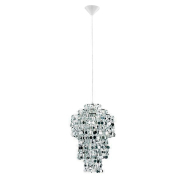 Підвіс ALFA 16460 CHAPLET, 1хE27х60W, D 32 см, H 130 см, сріблясто/чорний