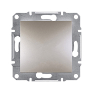 Переключатель одноклавишный, самозажимной, Schneider Electric ASFORA, бронза, ЕРН0400169