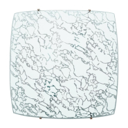 Светильник настенно-потолочный ДеКоРа, Модерн, Е27, 2х60W, 300х300 мм, белый, 47089