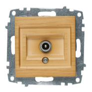 Розетка телевізійна EL-BI Zena (механізм) береза, 609-012700-273