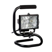 Прожектор переносний IEK ІО-150П, 150W, IP54, галогенний, чорний, LPI03-1-0150-K02