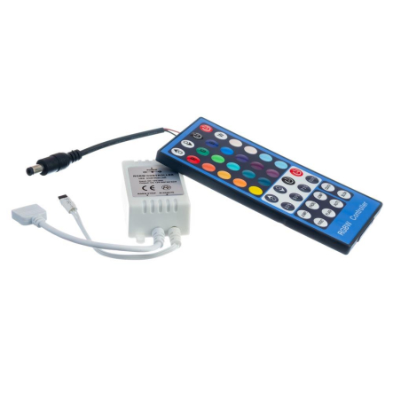 Контроллер для светодиодной ленты RGBW 8А инфракрасный 40 кнопок 96W/12-24V AVT - 1
