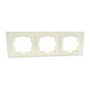 Рамка 3-а, Mono Electric, DESPINA, крем, 102-170000-162